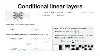 Group Equivariant Deep Learning - Lecture 3.3: Tensor products as conditional linear layers