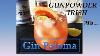 Easy Paloma with Gunpowder Irish Gin and Fresh Juice  Sweet and Sour Cocktail No Simple Syrup Needed