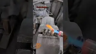 прокаливаю свечи зажигания автомобиля #авто #dilettanteauto