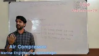 Air Compressor Basics #marineengineering #merchantnavy #aircompressors