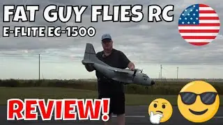 E-FLITE EC-1500 REVIEW by Fat Guy Flies RC