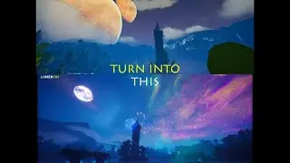 UE 5.3 - XKYX - THE BEST STYLIZED NIGHT SKY - MAKE ANIME GAME UE - #unrealengine #gamedev #fortnite