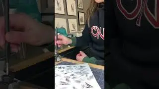 Warmup exercise for pen & ink drawing