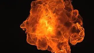 Fire Ball in Slow Motion HD