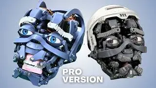 I had to redesign my robot face from scratch.