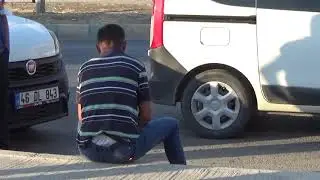 Kahramanmaraş'ta çamaşır suyu içen hırsızlık zanlısı hastaneye kaldırıldı