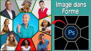 How to insert images into a shape in Photoshop