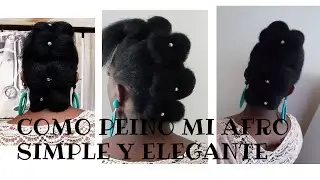 COMO PEINO MI PELO AFRO A PARTIR DE LOS  CUARENTA. ELEGANTES Y HERMOSAS