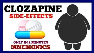 Clozapine Side Effect s | Pharmacology Mnemonics