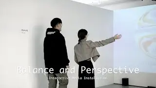 균형과 관점 인터랙티브 아트 Balance and Perspective Interactive Art Installation