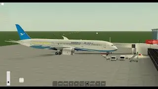 ROBLOX XIAMEN AIRLINES REVIEW FLIGHT FROM SINGAPORE TO SONGSHAN (OLD VIDEO AND INAUGURAL 787)