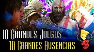 10 Grandes JUEGOS y 10 Grandes AUSENCIAS del E3 2017 | LaPS4