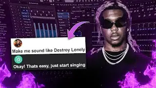 How to make a song like DESTROY LONELY! (a.i. voice)