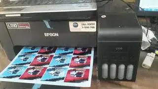 Cetak stiker vinyl menggunakan tinta ori - Epson L1110 dan Epson L3110