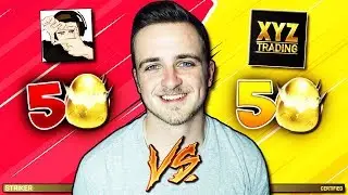 50 VS 50 Golden Egg CRATE Opening! | Biggest Golden Egg Battle On YouTube vs XYZ Trading!