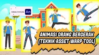 cara membuat animasi gerak tubuh manusia (berjalan, terbang, menendang)