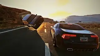 Realistic Car Crashes and Overtakes #01 - BeamNG Drive