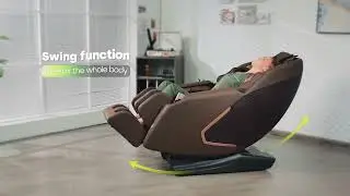 Costway Full Body Zero Gravity Massage Chair with SL Track Heat Installation-free