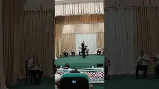 Шымбайлы Тенел баксы " Айдынлар"ансамбли менен биршеликте Шоманай районында гастроль сапарында