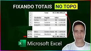 SOMA de Tabela no TOPO e filtrando com Segmentação de Dados