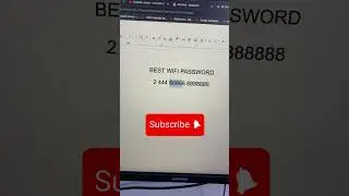 Best wifi password #wifipassword  #wifihack  #prankvideo