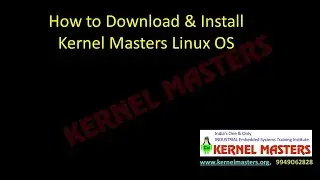 Kernel Masters Linux OS Installation