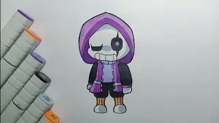 How To Draw Epic sans Chibi very Easy