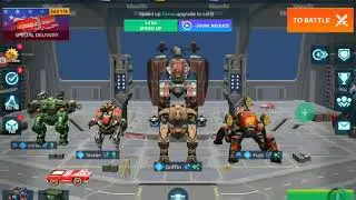 Gold Chest and Dash Bot Skirmish | War Robots
