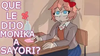 ¿QUÉ LE DIJO MONIKA A SAYORI?-Doblaje al Español