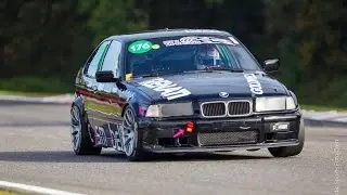 Ring Knutstorp  - 04/10-15 - Youngtimer Heat 2 - BMW 318ti - Crashed!