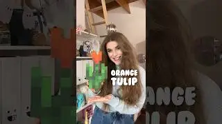 Making a minecraft TULIP in real life! 🌷