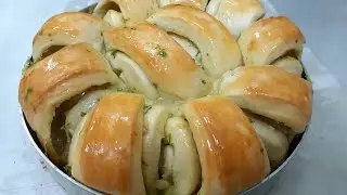 How to make Best Garlic bread roll recipe / quick & easy home made bread /Desserts 360