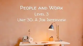 3.30 | A Job Interview | Level 3 | Dictation IELTS 0-4.5 | Listening and Writing | All English 4U