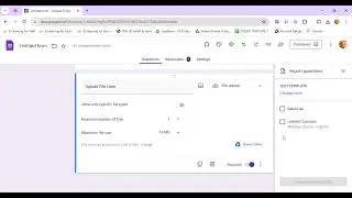 Import Questions From Another Form to Current Form (Google Form)
