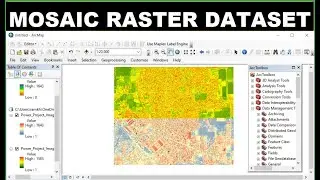 Merge the raster datasets I Mosaic raster dataset ArcGIS I merge raster arcgis  I image merge