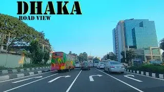 Dhaka City Road View | Old Airport to Banani