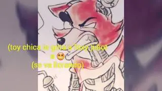Mangle y foxy )la pelea+el beso de mangle