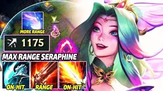SERAPHINE MAX RANGE (1175) NOTES REACHING PASSIVE LIMIT | Faerie Court Seraphine | League of Legends