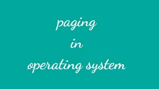 paging in operating system | #os #operatingsystem #paging #introduction