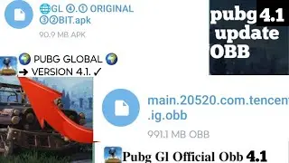 PUBG Mobile 4.1 Update OBB 32 Bat Is Here | How To Download PUBG Mobile 4.1 Version With Link