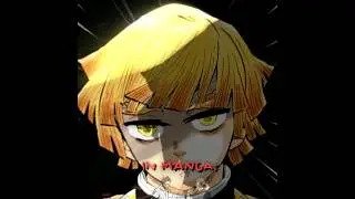 Zenitsu in anime vs manga #shorts #demonslayer #zenitsu #animeedit #edits #edit