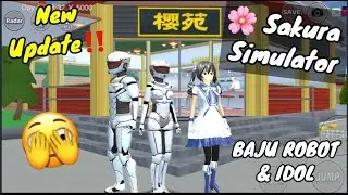 NEW UPDATE - SEPT'24‼️ BAJU IDOL & ROBOT  DI  SAKURA SCHOOL SIMULATOR #nuriaandmom #sakurasimulator