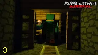 The Abandoned Mineshaft... | Minecraft Survival | Ep.3