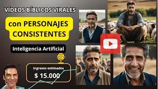 Crear CANAL en YOUTUBE de HISTORIAs usando PERSONAJES CONSISTENTES con I.A.