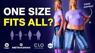 MetaHuman Parametric Clothing in UE 5.8 | CLO3D to Unreal Workflow