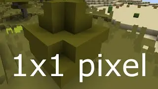 the lowest resolution Minecraft texture pack!