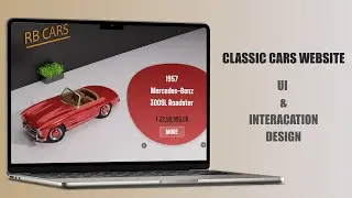Vintage Cars Website - UI & Interaction Design