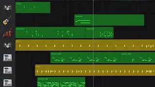 Научилась не много пользоваться GarageBand сделала мини песню ( точнее не песню)