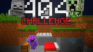 Attempting the hardest Minecraft challenge you've never heard of (404 challenge)