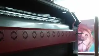 Konica flex printing machine   Carriage moving error